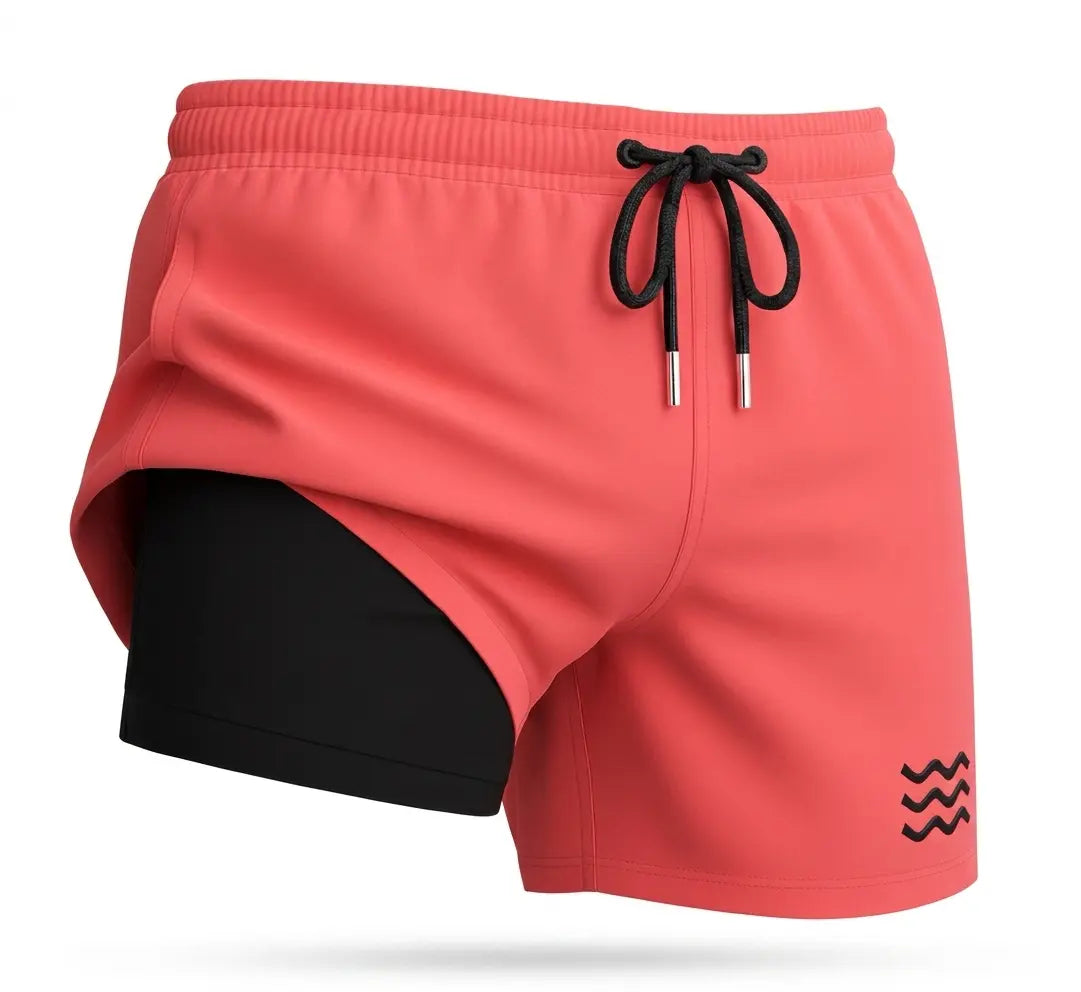 Maillot de bain Homme - Rouge Coquelicot Maison Égée