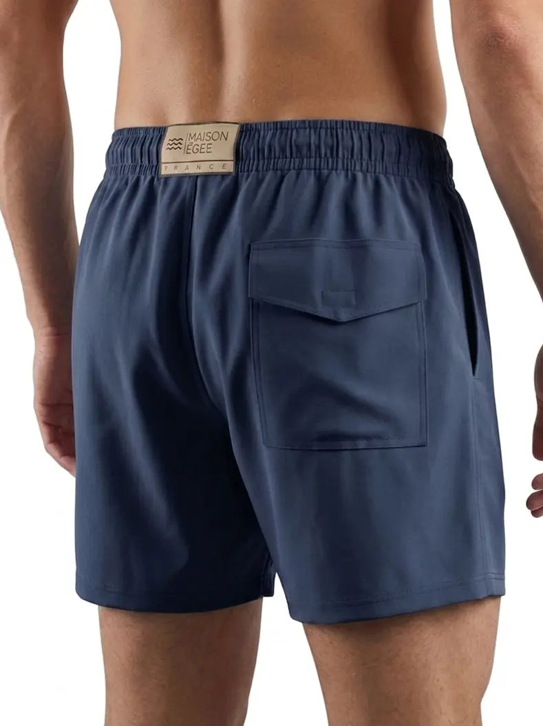 Maillot de bain Homme - Bleu Méditerranée Maison Égée
