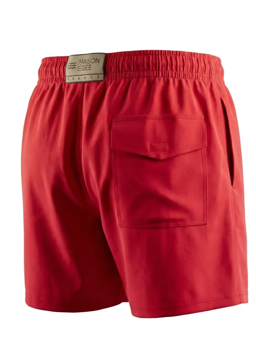 Maillot de bain Homme - Rouge Coquelicot Maison Égée