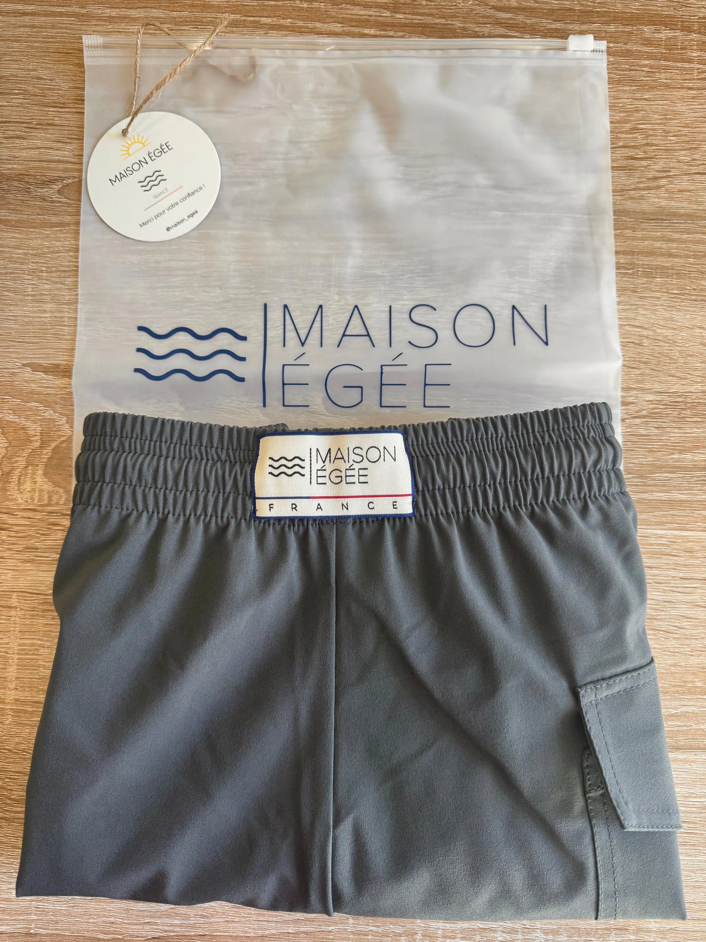 Maillot de bain Homme - Gris Roche Maison Égée