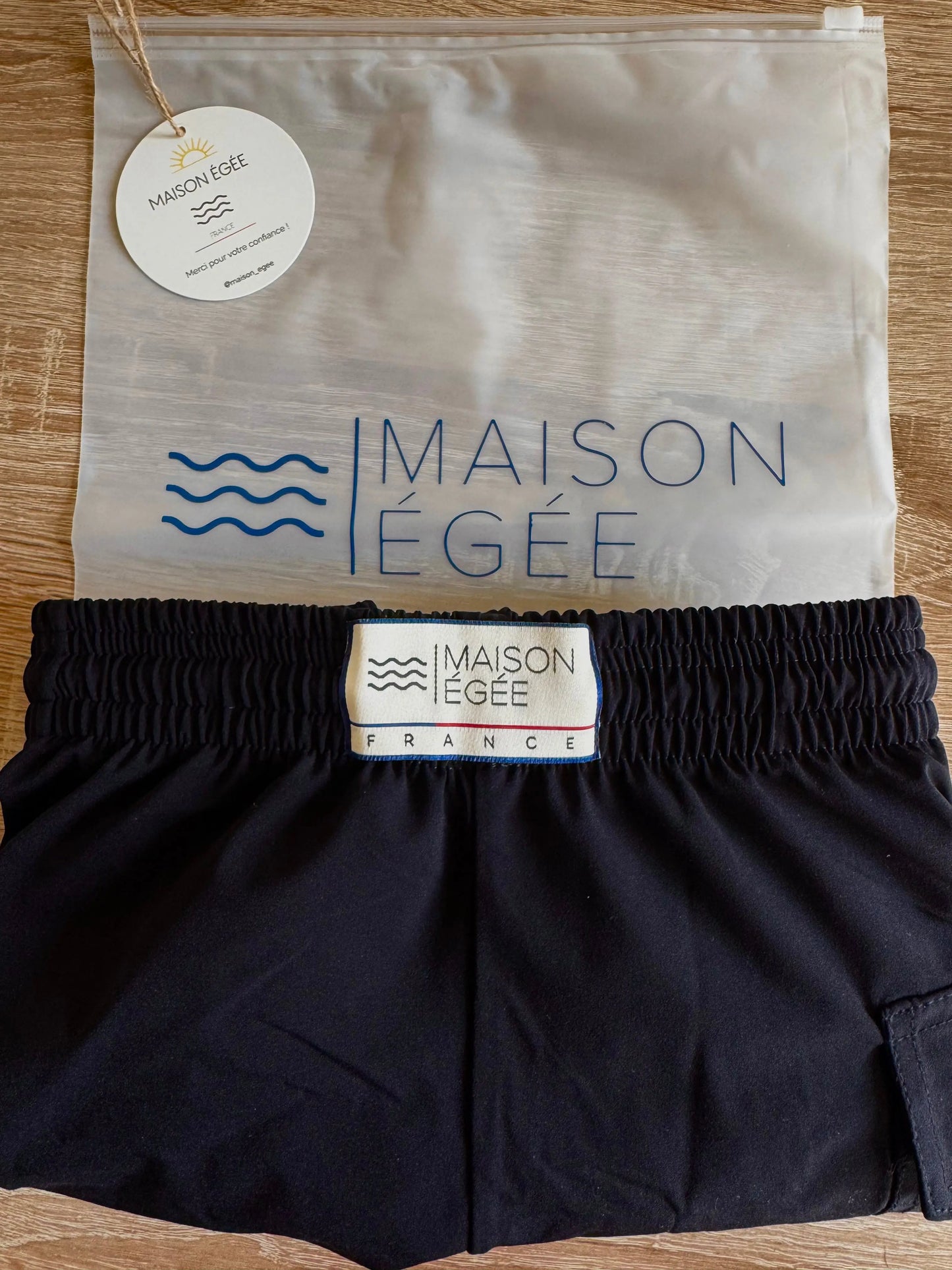 Maillot de bain Homme - Noir Sable Maison Égée